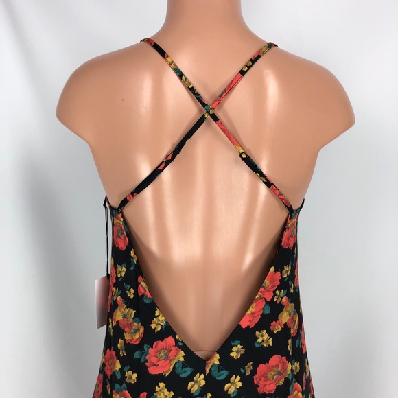 LPA Button Up Slip Dress In Rose Garden - Picture 15 of 15